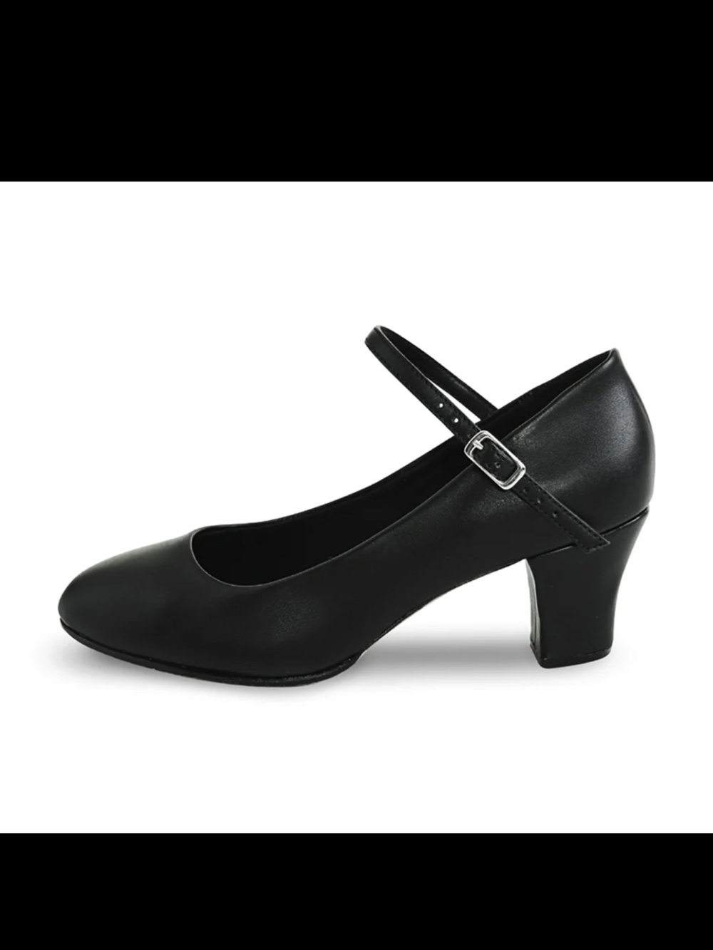 EUC Size 9 W Bloch 2 1/2” Heel Classic Black Mary Jane Dance shoes